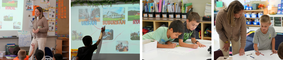 four photos from Ms. Howe's class